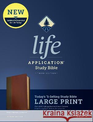 KJV Life Application Study Bible, Third Edition, Large Print (Red Letter, Leatherlike, Brown/Mahogany) Tyndale 9781496439857