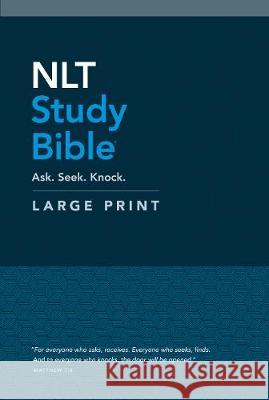 NLT Study Bible Large Print (Red Letter, Hardcover) Tyndale 9781496445438 Tyndale House Publishers