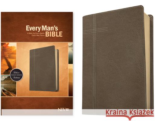 Every Man's Bible NIV (Leatherlike, Pursuit Granite) Stephen Arterburn Dean Merrill 9781496466303 Tyndale House Publishers