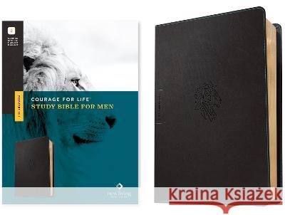 NLT Courage for Life Study Bible for Men, Filament-Enabled Edition (Leatherlike, Onyx Lion) Tyndale                                  Courage for Life                         Ann White 9781496475565 Tyndale House Publishers