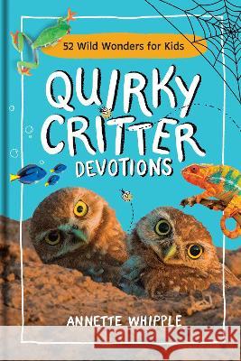 Quirky Critter Devotions: 52 Wild Wonders for Kids Annette Whipple 9781496477002 Tyndale Kids