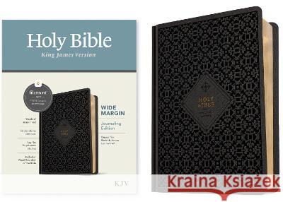 KJV Wide Margin Bible, Filament Enabled Edition (Red Letter, Hardcover Leatherlike, Ornate Tile Black) Tyndale 9781496479242 Tyndale House Publishers