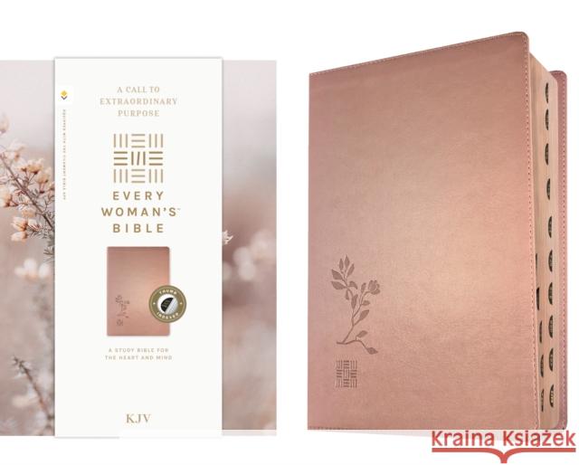KJV Every Woman's Bible, Filament Enabled, Rose, Indexed  9781496485038 Tyndale House Publishers