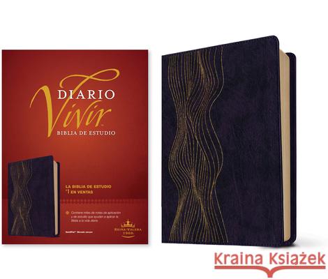 Biblia de Estudio del Diario Vivir Rvr60 (Sentipiel, Morado Oscuro, Letra Roja) Tyndale 9781496486646 Tyndale House Publishers