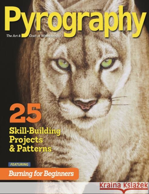 Pyrography (Bookazine): 25 Skill-Building Projects & Patterns featuring Burning for Beginners Editors of Pyrography Magazine 9781497101562 Fox Chapel Publishing