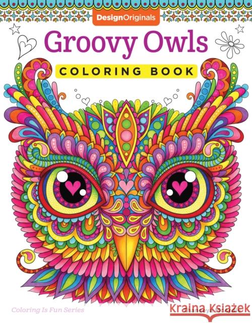 Groovy Owls Coloring Book Thaneeya McArdle 9781497202078 Design Originals