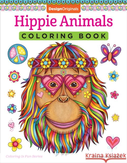 Hippie Animals Coloring Book Thaneeya McArdle 9781497202085