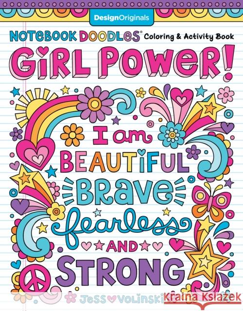 Notebook Doodle Girl Power! Jess Volinski 9781497204430