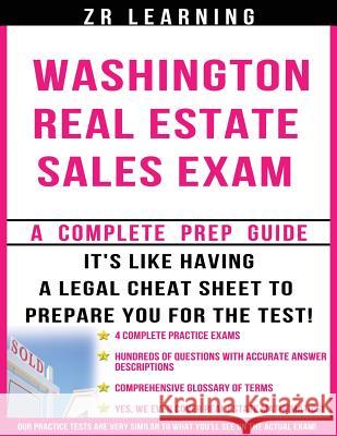 Washington Real Estate Sales Exam Questions Zr Learnin 9781497300163 Createspace