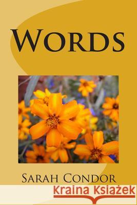 Words Sarah Patricia Condor 9781497331112 Createspace