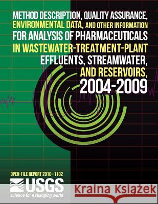 Method Description, Quality Assurance, Environmental Data, and other Information for Analysis of Pharmaceuticals in Wastewater-Treatment-Plant Effuent U. S. Department of the Interior 9781497456082