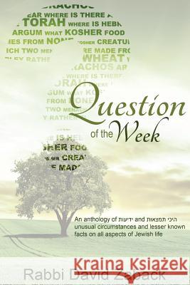 Question of the Week Rabbi David Zaback 9781497511156 Createspace