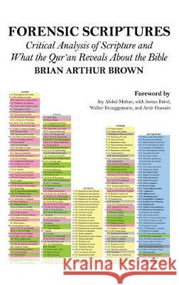 Forensic Scriptures Brian Arthur Brown, Joy Abdul-Mohan 9781498211437 Cascade Books