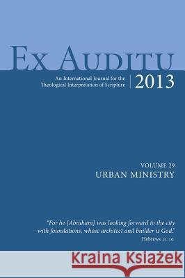 Ex Auditu - Volume 29 Klyne Snodgrass 9781498227674