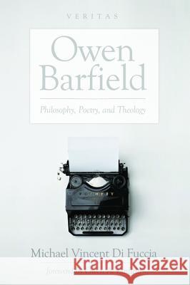 Owen Barfield Michael Vincent D Owen A. Barfield 9781498238724 Cascade Books