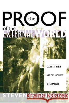 The Proof of the External World Steven M. Duncan 9781498248976 Wipf & Stock Publishers
