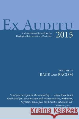 Ex Auditu - Volume 31 Klyne Snodgrass 9781498290425