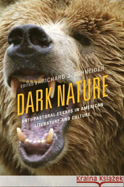 Dark Nature: Anti-Pastoral Essays in American Literature and Culture Richard Schneider Frederico Bellini Gina Claywell 9781498528139