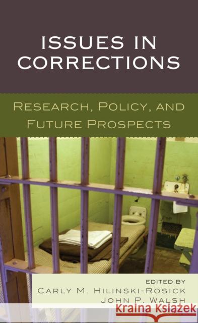 Issues in Corrections: Research, Policy, and Future Prospects Carly Hilinski-Rosick John P. Walsh Carrie L. Buist 9781498541213