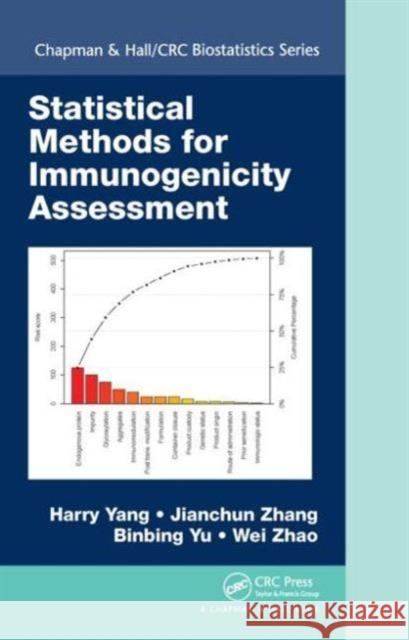 Statistical Methods for Immunogenicity Assessment Harry Yang Jianchun Zhang Binbing Yu 9781498700344 CRC Press