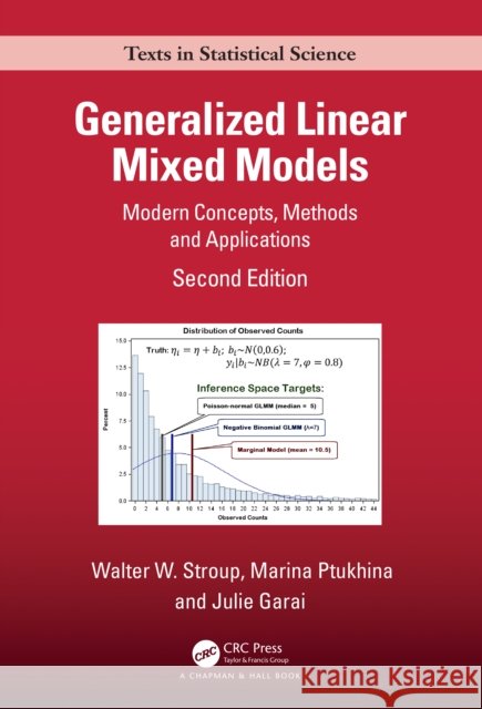 Generalized Linear Mixed Models: Modern Concepts, Methods and Applications Julie (Associate Professor, Uni of Nebraska-Lincoln) Garai 9781498755566