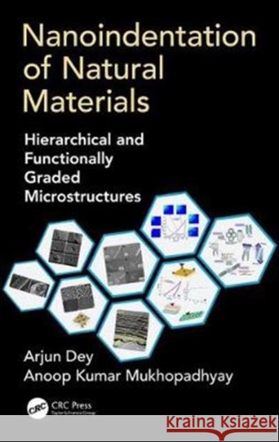 Nanoindentation of Natural Materials: Hierarchical and Functionally Graded Microstructures Arjun Dey Anoop Kumar Mukhopadhyay 9781498784054 CRC Press