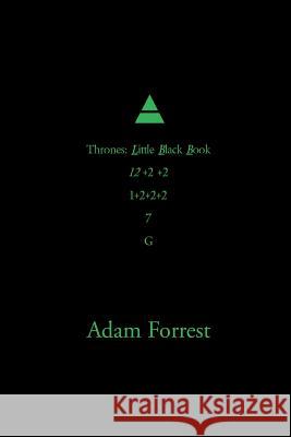 Thrones: Little Black Book Adam Forrest 9781499052732