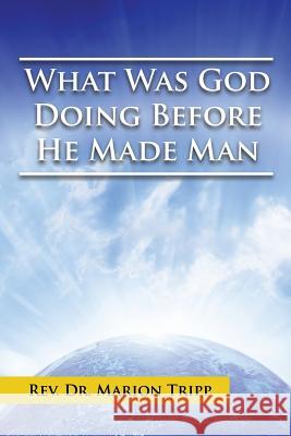 What Was God Doing Before He Made Man Marion Tripp 9781499066531