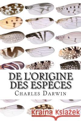 De l'Origine des espèces Barbier, Edmond 9781499153835