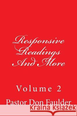 Responsive Readings And More Carpenter, The Village 9781499264845 Createspace