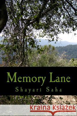 Memory lane: A book Saha, Shayari 9781500272692