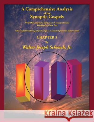 A Comprehensive Analysis of the Synoptic Gospels: With Old Testament References and Interpretations Rendered in Colored Text MR Walter Joseph Schenc 9781500528966 Createspace