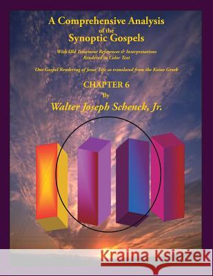 A Comprehensive Analysis of the Synoptic Gospels: With Old Testament References and Interpretations Rendered in Colored Text MR Walter Joseph Schenc 9781500529062 Createspace