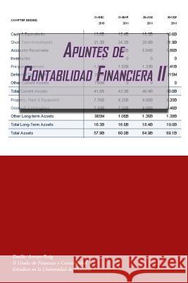 Contabilidad Financiera II: Apuntes de contabilidad financiera avanzada Arroyo Roig, Emilio 9781500571658 Createspace