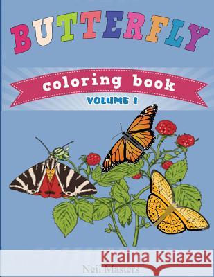 Butterfly Coloring Book (Avon Coloring Books) Neil Masters Avon Colorin Butterflies Colorin 9781500810115 Createspace