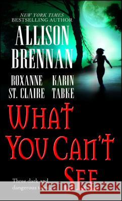 What You Can't See Allison Brennan Karin Tabke Roxanne S 9781501107498 Gallery Books