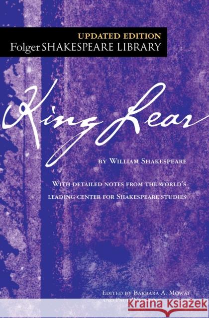 King Lear William Shakespeare Paul Werstine Dr Barbara a. Mowat 9781501118111 Simon & Schuster