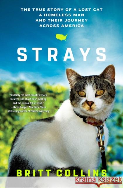 Strays: The True Story of a Lost Cat, a Homeless Man, and Their Journey Across America Britt Collins Jeffrey Moussaieff Masson 9781501125621 Atria Books