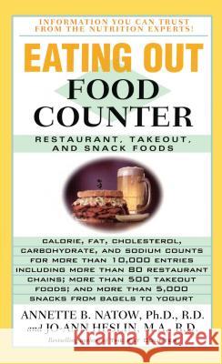 Eating Out Food Counter Annette B. Natow 9781501128103 Gallery Books