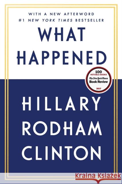 What Happened Hillary Rodham Clinton 9781501178405