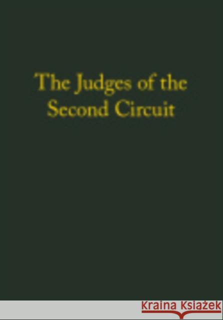 The Judges of the Second Circuit Cornell Law Review 9781501716713 Cornell University Press