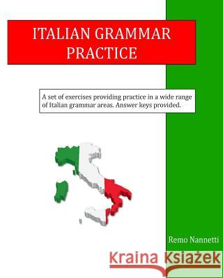 Italian Grammar Practice Remo Nannetti 9781502466464 Createspace