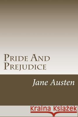 Pride And Prejudice Austen, Jane 9781502501738