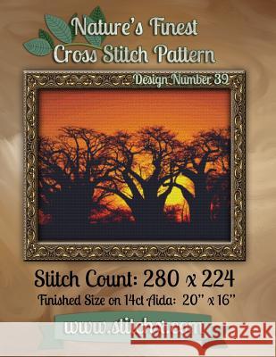 Nature's Finest Cross Stitch Pattern: Design Number 39 Nature Cros Stitchx 9781502574824 Createspace