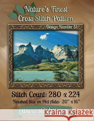 Nature's Finest Cross Stitch Pattern: Design Number 51 Nature Cros Stitchx 9781502575609 Createspace