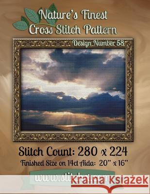 Nature's Finest Cross Stitch Pattern: Design Number 58 Nature Cros Stitchx 9781502575838 Createspace