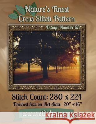 Nature's Finest Cross Stitch Pattern: Design Number 63 Nature Cros Stitchx 9781502576033 Createspace