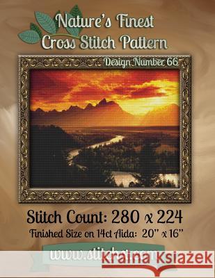 Nature's Finest Cross Stitch Pattern: Design Number 66 Nature Cros Stitchx 9781502578914 Createspace