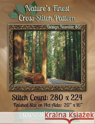 Nature's Finest Cross Stitch Pattern: Design Number 80 Nature Cros Stitchx 9781502588128 Createspace