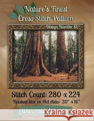 Nature's Finest Cross Stitch Pattern: Design Number 81 Nature Cros Stitchx 9781502588159 Createspace